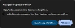 Weiterleitung zum Programm „Navigation Updater”